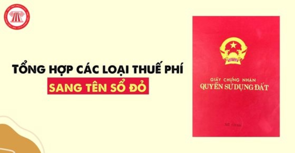 phí sang tên sổ đỏ